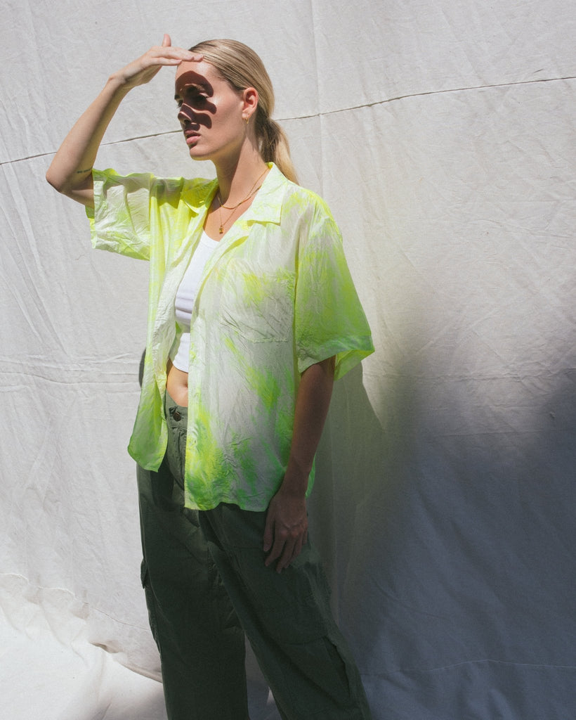 Silk Souvenir Shirt - riverside tool & dye