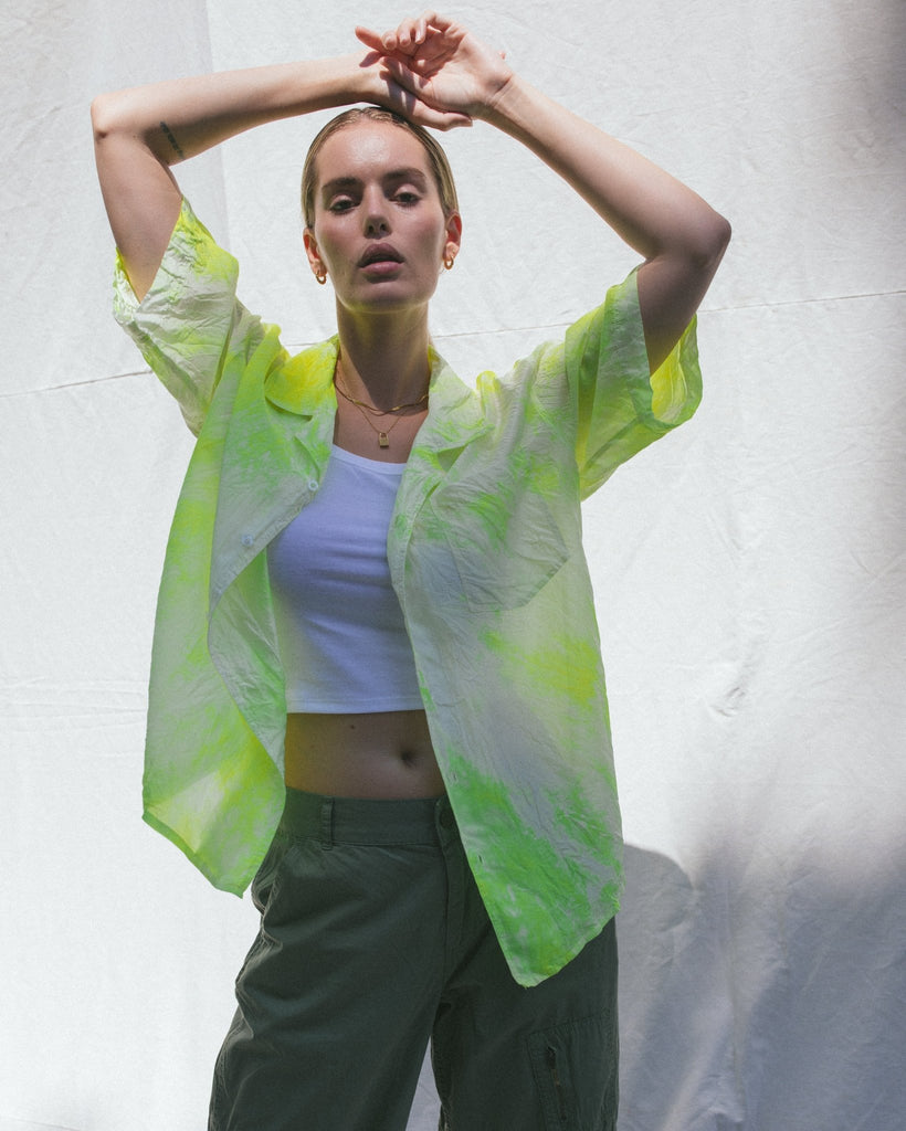 Silk Souvenir Shirt - riverside tool & dye