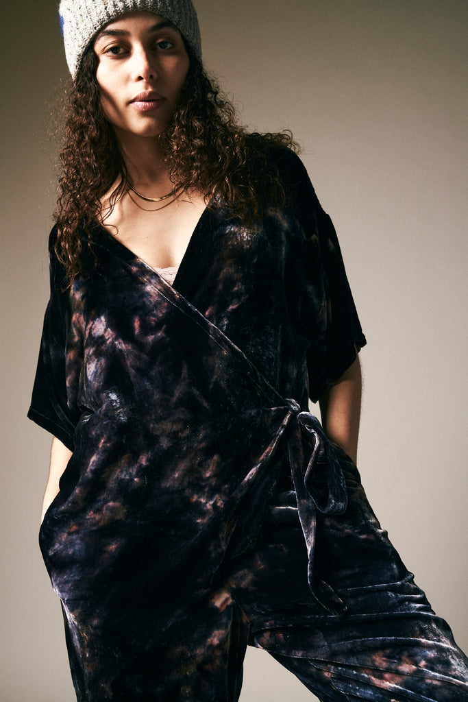 Simone Jumpsuit in Velvet - riverside tool & dye
