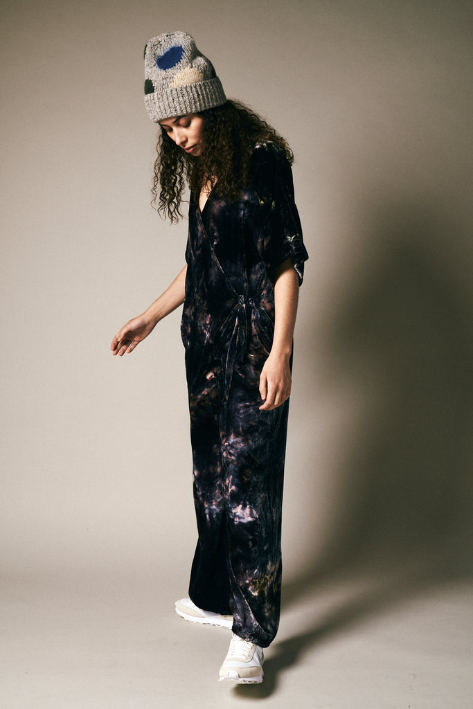 Simone Jumpsuit in Velvet - riverside tool & dye