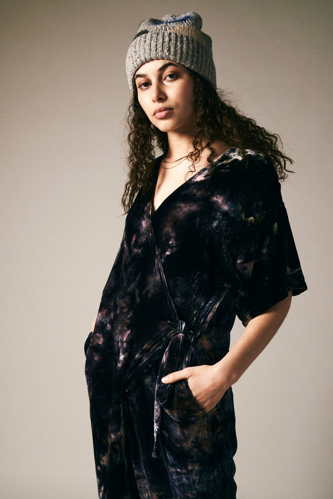Simone Jumpsuit in Velvet - riverside tool & dye