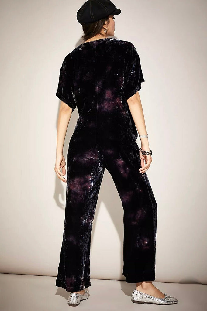 Simone Jumpsuit in Velvet - riverside tool & dye