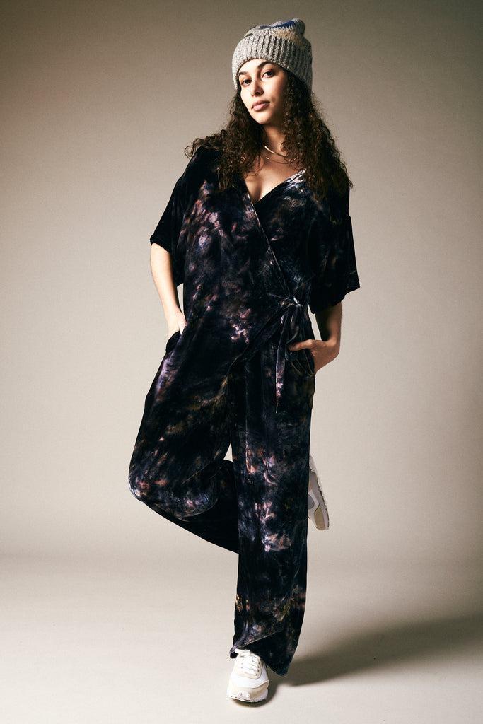 Simone Jumpsuit in Velvet - riverside tool & dye