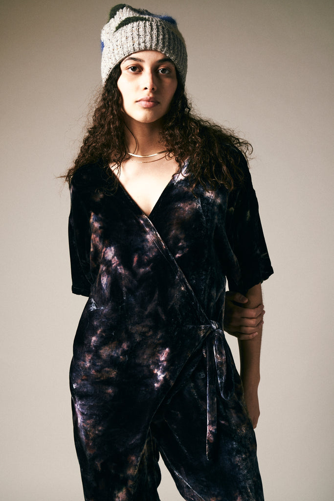 Simone Jumpsuit in Velvet - riverside tool & dye