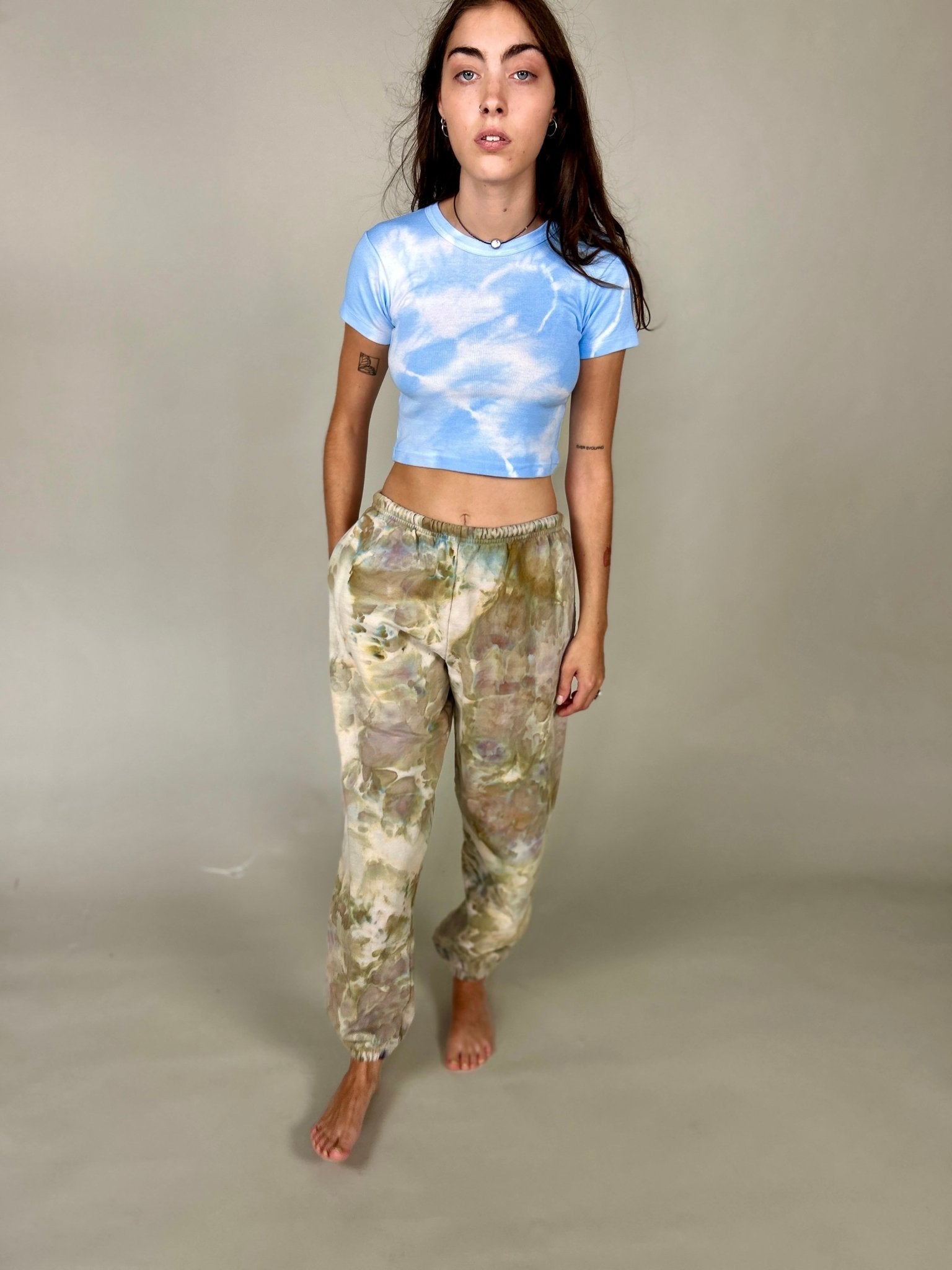 Sweatpants in Ivory - riverside tool & dye