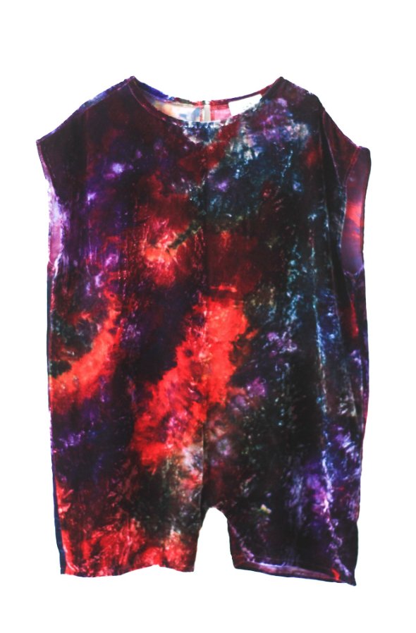 Velvet Romper in Disco - riverside tool & dye