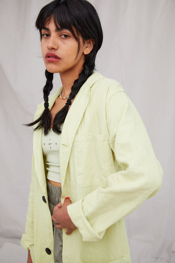 Vintage Linen Trench Coat - riverside tool & dye