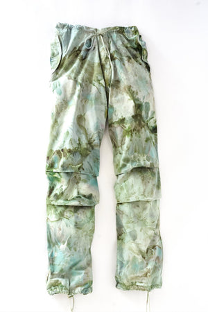 Vintage Military Parachute Pants in Olive - riverside tool & dye